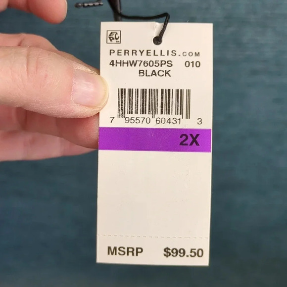 Perry Ellis Men's Big & Tall Shirt Size 2X - Picture 7 of 7